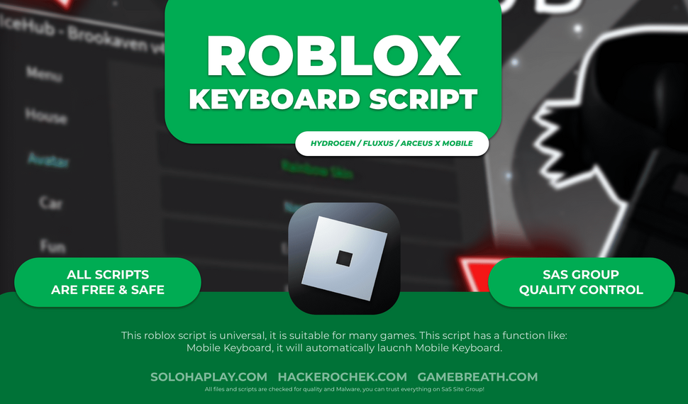 Roblox Keyboard Script & Mouse Cursor Script Game Breath