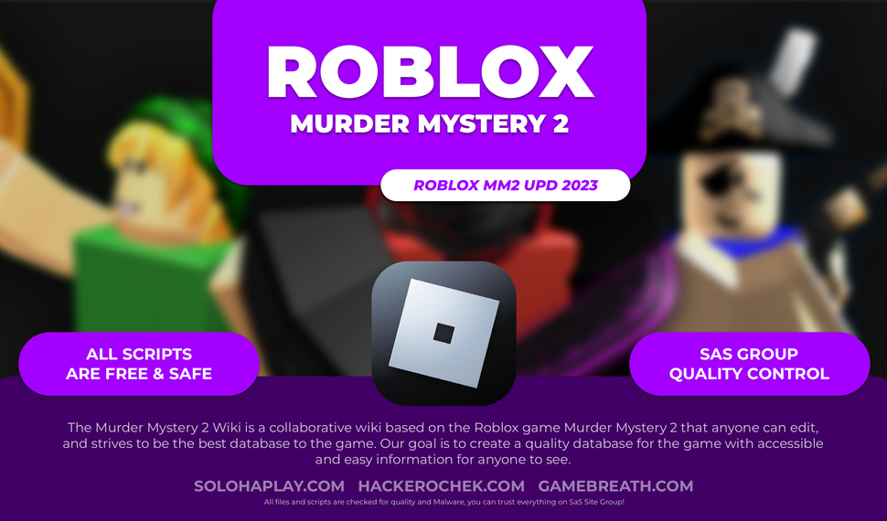 Murder Mystery 2 Free Roblox MM2 Items 2023 Game Breath